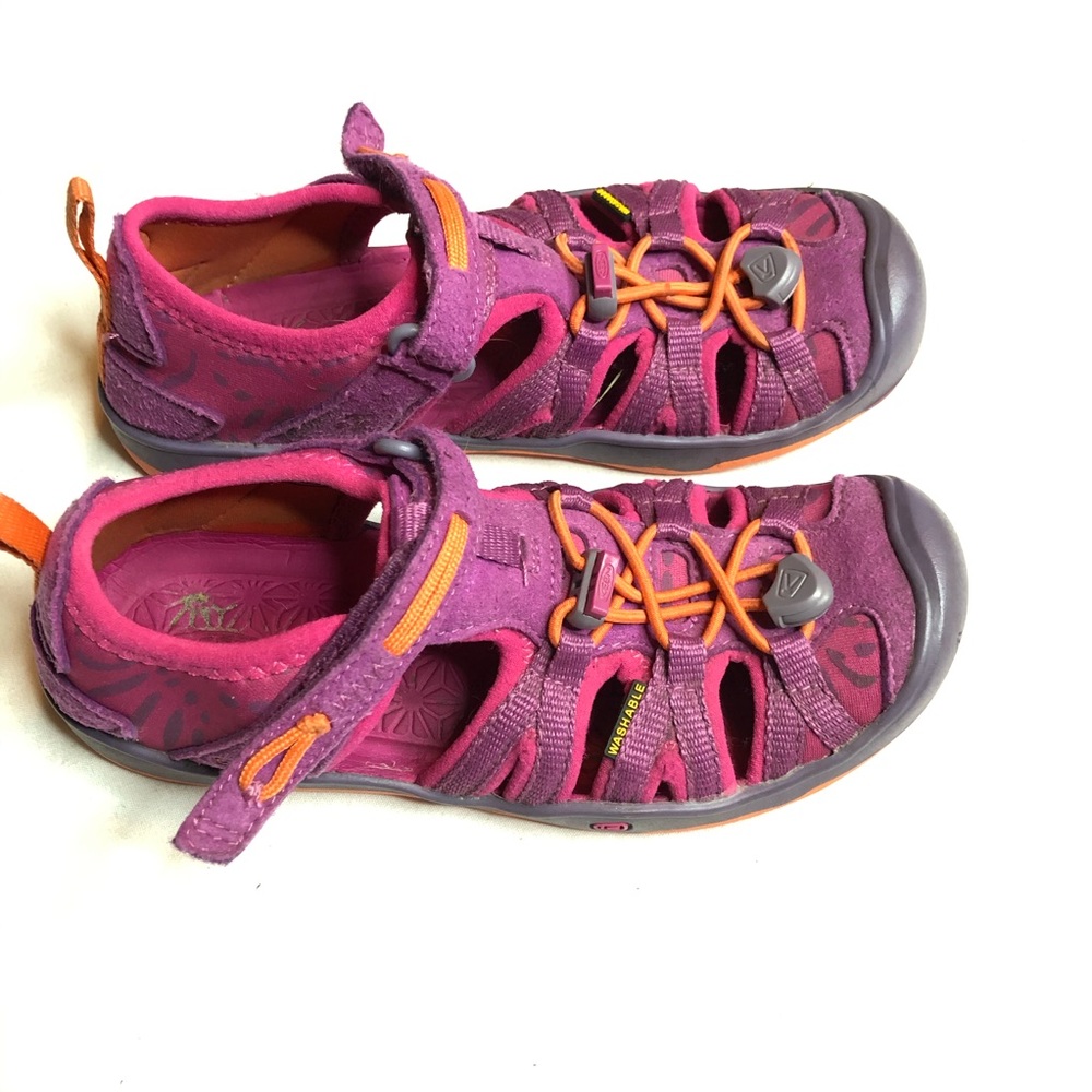 Keen pink ,purple and orange sandals